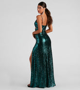 Selene Formal Sequin A-Line Dress